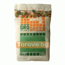 НПК GROGREEN 20-20-20+TE 10кг.  - Комбиниран тор