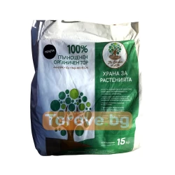 100% пълноценен органичен тор ХРАНА ЗА РАСТЕНИЯТА / THE GARDEN OF LIFE NPK 4-4-4 + 6Ca + 1Mg+ 40С+15 С/N 15кг - богат на хуминови и фулвинови киселини и микроелементи с натурален произход и без миризма 