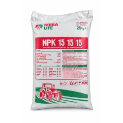 НПК / NPK 15-15-15 Комплексно 25кг. Комбиниран тор за лозя